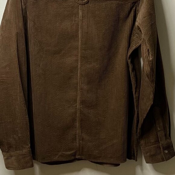 Onia Jumbo Corduroy Overshirt Men's | Bison  Color Size L - Picture 6 of 7